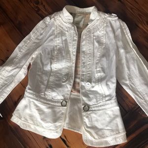 Anthropologie linen jacket